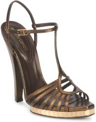 Roberto Cavalli Sandale cu toc QDS627-PM027 Roberto Cavalli Auriu 41