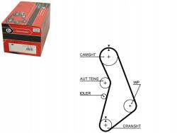 Gates Vezérműszíj Vw 1, 8 20V
