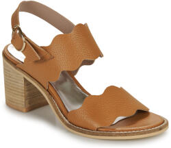 Myma Sandale cu toc 7745MY01-CUIR-FOULONNE-NATUREL Myma Maro 37