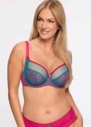 Gaia Bs 1294 Cintia soft melltartó Gaia fukszia-türkiz, kialakítás (GA-SS25-BS0-1294-TURFUK-S16-C75)