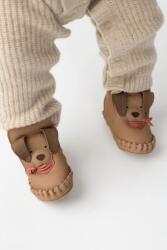 Donsje csecsemő bőrcipő Junus Booties Western Dog - barna 15/16