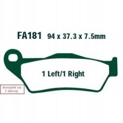 EBC Fékbetét Moto. Ktm Sx 125 (00-14)/ MX 250 (92-93)