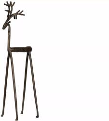1X Modern barna fém rénszarvas, 55 cm magas (2457)