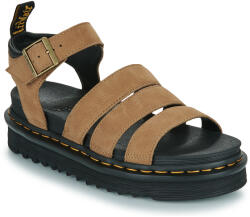 Dr. Martens Sandale cu platformă Blaire Savannah Tan Tumbled Nubuck Dr. Martens Bej 40