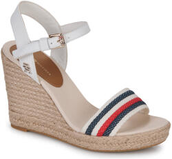 Tommy Hilfiger Sandale cu platformă CORPORATE WEDGE Tommy Hilfiger Alb 39