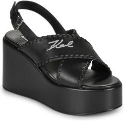 Karl Lagerfeld Sandale cu platformă WENDY Whipstich Kross Strap Karl Lagerfeld Negru 38
