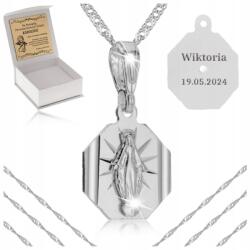 Golden Celebrity Ezüst Lánc Csoda Medál 925 Kislánynak Áldozáshoz Gravírozás