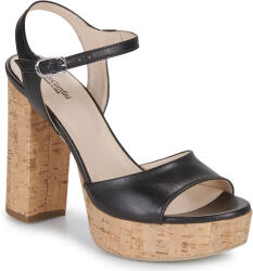 NeroGiardini Sandale cu toc E307530D-100 NeroGiardini Negru 36