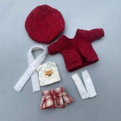  16-17 cm-es Bjd baba ruhaszett, kézzel készített ruha, csak ruhák, baba nélkül (16-17cm A1-706)