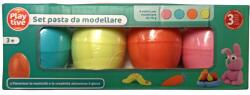Playtive Modellina gyurma színes Tojás alakú 75g 4db(10/G-386) (465377_2404)
