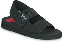 Love Moschino Sandale cu platformă ELASTIC BICOLOR Love Moschino Negru 37