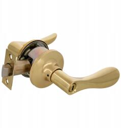 AMIG Fürdőszobaajtó kilincs 35-45mm jobbos sárgaréz arany (13437)