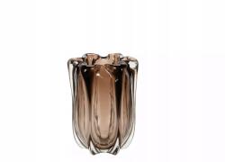  Üvegváza barna Ø15 x h20cm (29265)