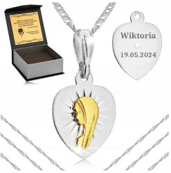 Golden Celebrity Női Ezüst Szingapúri Nyaklánc Medál 925 Gravírozás