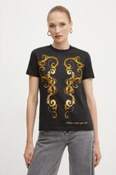 Versace Jeans Couture pamut póló - fekete XS - answear - 39 990 Ft