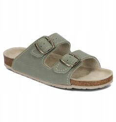 Janex Férfi Parafa Bőr Flip-flop Papucs Zöld Profilozott Janex Navagio (dsm-1-green)