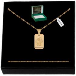 Golden Celebrity Arany Lánc Szűzanya Medál 925/585 Gravírozás Ajándék Áldozásra