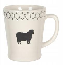 Clayre & Eef Farmhouse bögre bárány mintával, 300 ml (6CEMU0094)