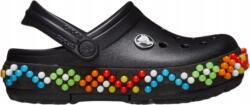 Crocs Crocband Colorful Lights Clog gyerek szandál papucs, Size 19-20, fekete (210467 001)