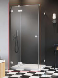Radaway Essenza Pro KDJ 90B zuhanykabin balos ajtó része, fehér 10097090-04-01L (10097090-04-01L)