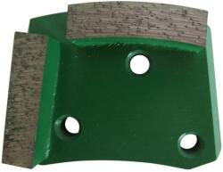 Corax Pro 8508 Gyémánt betoncsiszoló szegmens 3 lyukú, M8/QC, kemény 40x10x10 mm P40 (8508.11.24-EASY)