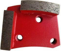 Corax Pro 8508 Gyémánt betoncsiszoló szegmens 3 lyukú, M8/QC, közepes 40x10x10 mm P16 (8508.11.41-EASY)