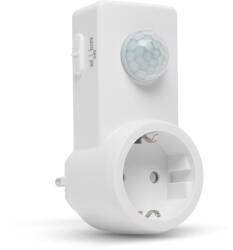  Mozgásérzékelő konnektor - 120° - max 10 m - max 1200W - IP20 - fehér (GL18697)