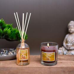  Illatgyertya és illatosító szett - mézeskalács - 120 g + 100 ml (GL58800B)