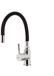  Corin álló mosogató csaptelep flexibilis kifolyócsővel fekete