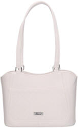 Karen 2527 fehér rostbőr táska