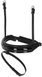 KERBL Svéd kantár orrszíj, lakkos fekete, Cob (KR3230206)
