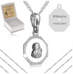 Golden Celebrity Ezüst Szingapúri Lánc Medál 925 Szűz Mária Gravírozás (łańcuszek komunijny dla niej dziewczynki 925) - allegro - 11 835 Ft