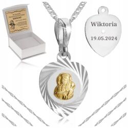 Golden Celebrity Ezüst Nyaklánc 925 Medál Kislánynak+bérmálás Gravírozás (łańcuszek komunijny dla niej dziewczynki 925)