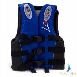 WAVE SEA Mentőmellény M-es, kék, felnőtt horgász sup (WS-KAM-M-N)