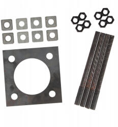 Masterled Világításoszlop-horgony talp 15x15cm Masterled utcai lámpa tartó (LVTSUP0040)