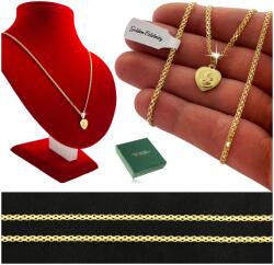 Golden Celebrity Csillogó Női Nyaklánc Mária Medál 925/585 14K Keresztelőre (damski naszyjnik łańcuszek dla niej żony mamy)