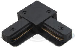 Masterled Csatlakozó 1 fázisú világítósínhez, L típusú, fekete, HQ Masterled (LVTSZY1126)