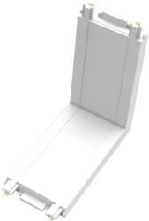 Masterled Csatlakozó mágneses, felületre szerelhető sínhez, szögletes, 48V, fehér, Luxo Masterled (LVTSZY4406)