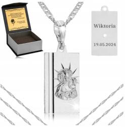 Golden Celebrity Ezüst Női Szingapúri Olasz Nyaklánc Szűzanya Medál 925 Gravírozás