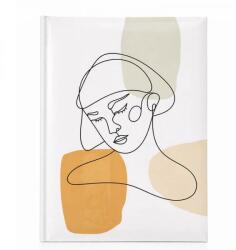 P&O Modern könyvkötésű bedugós fényképalbum - 200 db 10x15 cm képhez - női grafika (BBM46200T-WH-BRIDE-3ARC)