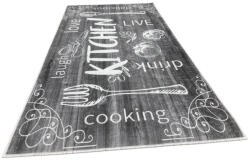 Budapes-Carpet Kft Helena Konyhai Szőnyeg 7281-2 Grey (Szürke) 60x180cm