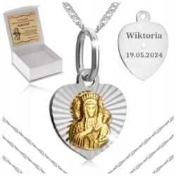 Golden Celebrity Ezüst Nyaklánc Közösségi Lánc Medál 925 Kislánynak Gravírozás (srebrny łańcuszek z medalikiem na komunię 925) - allegro - 10 915 Ft