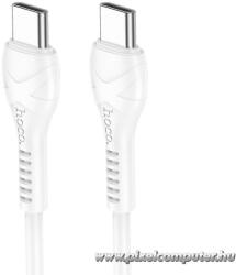  Cable USB C to USB C Hoco PD 60W 1 m X37 white (6942007610063)