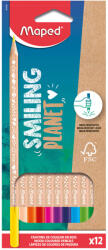 Maped 23- Színes ceruza Maped 12 darabos Smiling Planet - 831800