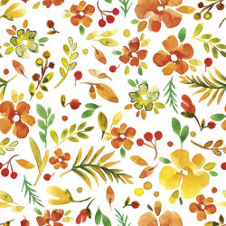  Virág Watercolour Millefleur szalvéta 20 db-os 33x33 cm (PKK050006) - eking