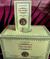 A.S. Agarbathi Works Ayurvedic Nag Champa Backflow füstölő