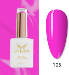 Everin Oja Semipermanentă Everin Royal Collection 10 ml - 105 Hot Pink | Roz Intens Vibrant (ERC-105)