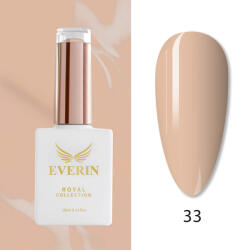 Everin Oja Semipermanentă Everin Royal Collection 10 ml - 33 Royal Nude Beige | Bej Nude Elegant (ERC-033)