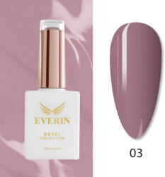 Everin Oja Semipermanentă Everin Royal Collection 10 ml - 03 Dusty Plum | Eleganță & Rezistență (ERC-03)