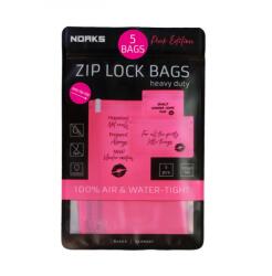Noaks Pungi ziplock anti-miros IPX8 roz Slogan Smart Set x5